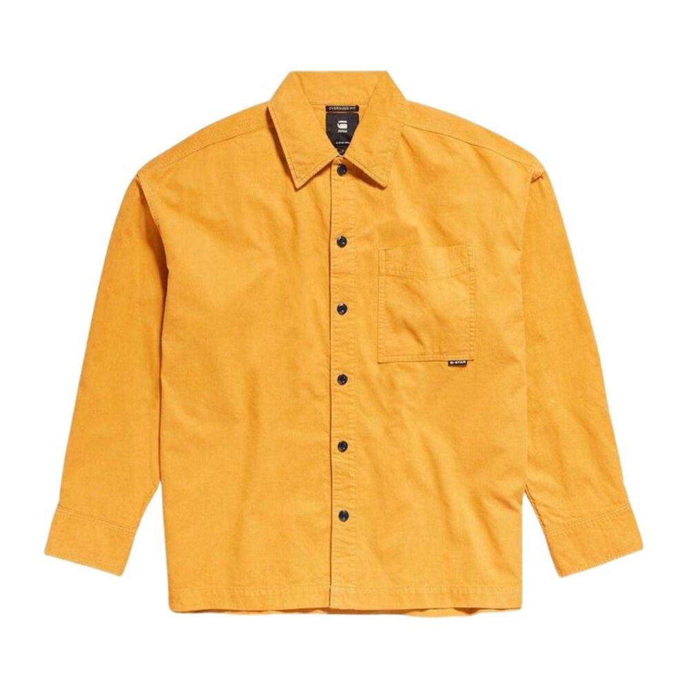 G-Star Mens Oversized Boxy Shirt / Yellow